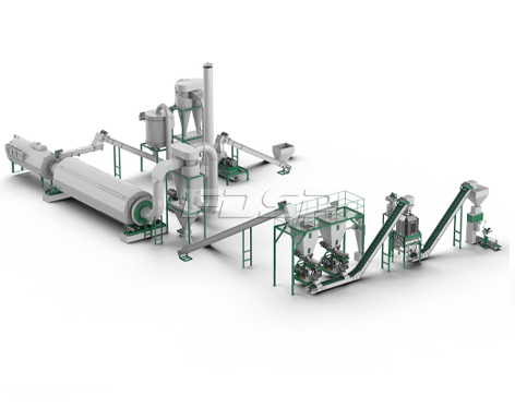 时产4-6吨农作物废弃物制粒生产线(图1) 时产4-6吨农作物废弃物制粒生产线(图1)