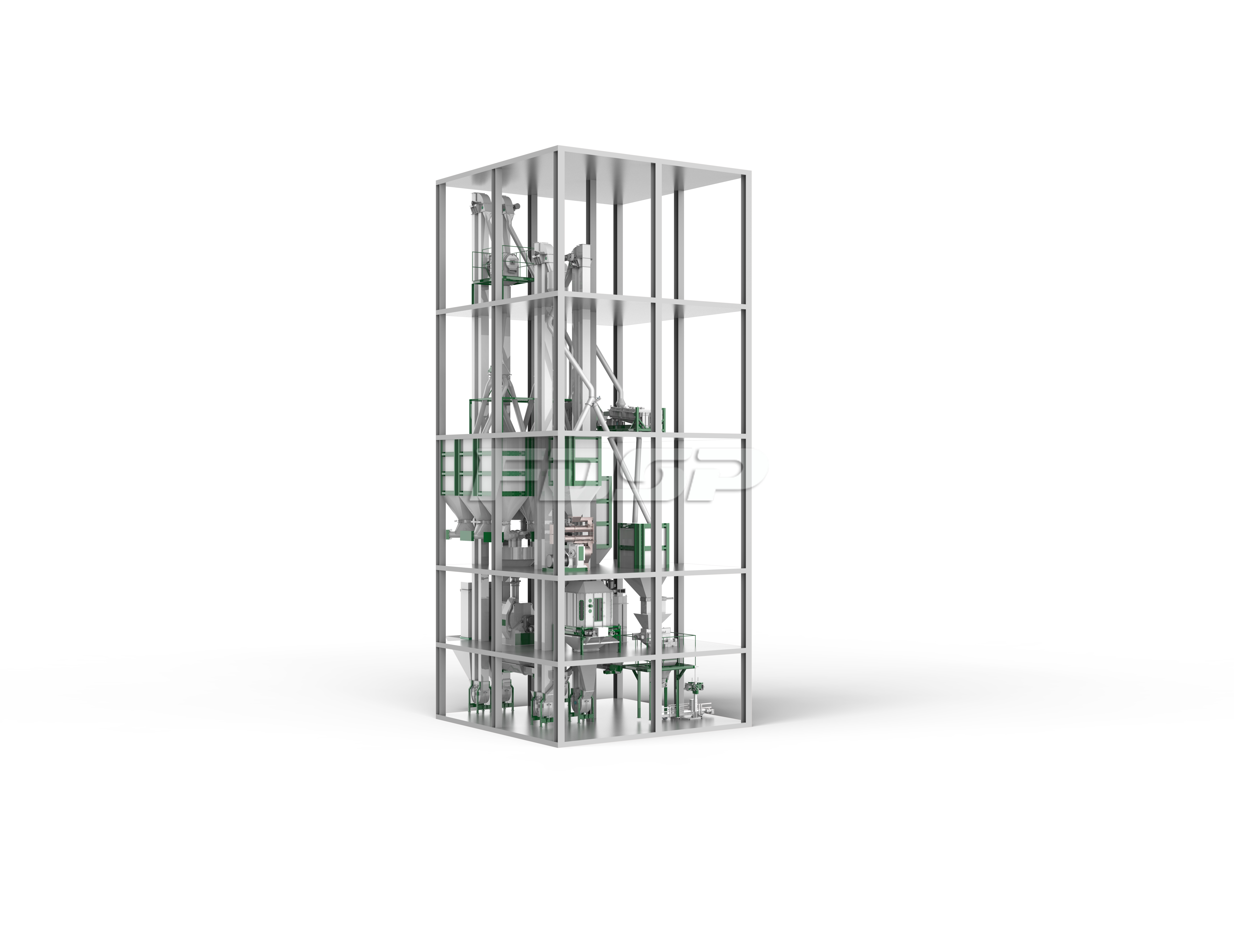 单线SZLH420(时产6-8吨)高档乳猪饲料生产线(图1) 单线SZLH420(时产6-8吨)高档乳猪饲料生产线(图1)